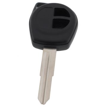 Suzuki 2-button key housing - key blade point notch right