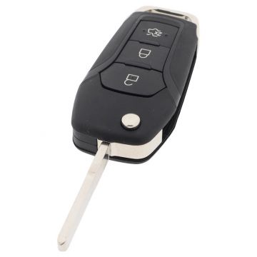 Ford 3-button folding key - key blade straight (model 5)