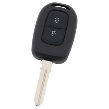 Renault 2-button key housing - key blade point (model 3)