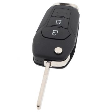 Ford 2-button folding key with electronics- ID49 - HU101 - EB3T-15K601-BA