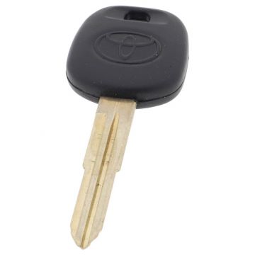 Toyota ignition key with transponder (4C) - key blade point (model 2)