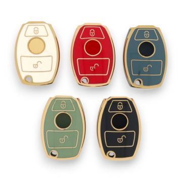 Mercedes 2-button smart key TPU key case