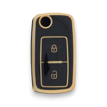 Skoda 2-button folding key TPU key cover