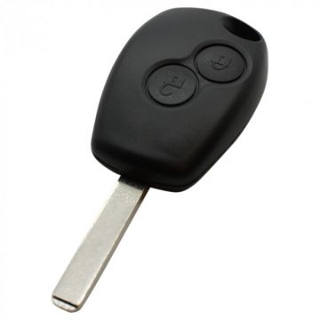 Renault 2-button key housing - key blade straight