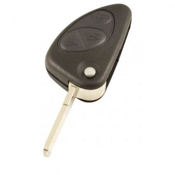 Alfa 3-button folding key - key blade straight (model 2)