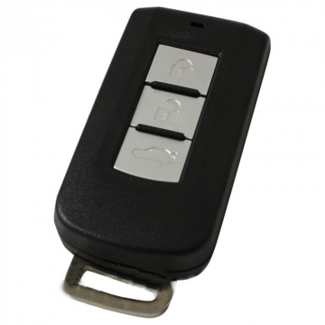 Mitsubishi 3-button Smart Key housing including emergency key