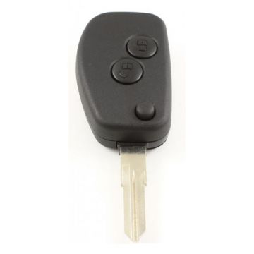 Renault 2-button folding key - key blade point