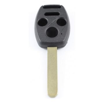 Honda 4-button key housing - key blade straight (space for transponder)