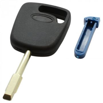 Ford ignition key - blue marking - key blade round