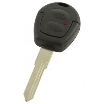 Volkswagen 2-button key housing - key blade tip