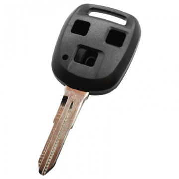 Isuzu 3-button key housing - key blade tip with notch right