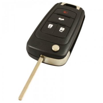 Chevrolet 4-button folding key - key blade straight