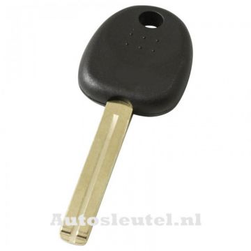 Hyundai ignition key - key blade straight with notch center