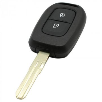 Renault 2-button key housing - key blade tip (model 2)