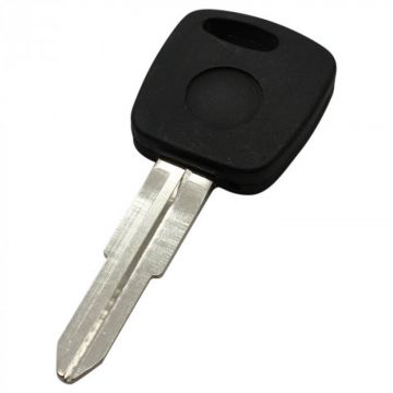 SsangYong ignition key with space for transponder - key blade point