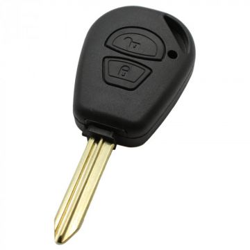 Citroën 2-button key housing - key blade cross-shaped - model 3