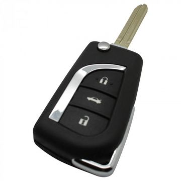 Toyota 3-button folding key - key blade tip