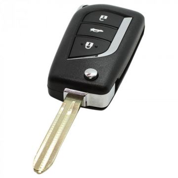 Toyota 3-button folding key - key blade tip (model 2)