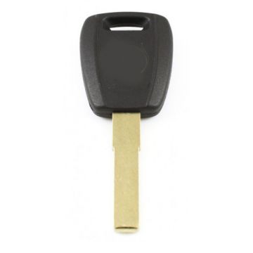 Fiat ignition key - key blade straight - space for transponder under logo