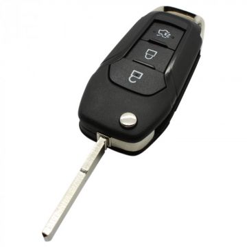 Ford 3-button folding key - key blade straight (model 4)