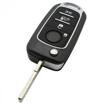 Fiat 4-button folding key - key blade straight