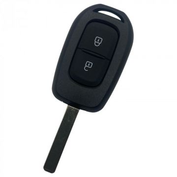 Renault 2-button key housing - key blade straight (model 2)