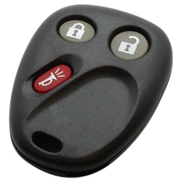 Cadillac 2-button remote control with panic button (battery on chip) - model 2