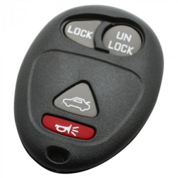 Cadillac 3-button remote control with panic button