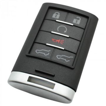 Cadillac 5-button smart key housing with panic button