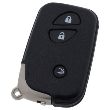 Lexus 3-button smart key - key blade straight with notch center (model 2)