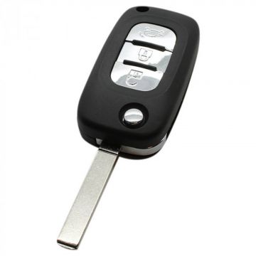 Mercedes 3-button folding key - key blade straight