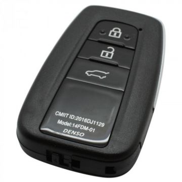 Toyota 3-button Smart Key housing - key blade straight (model 2)