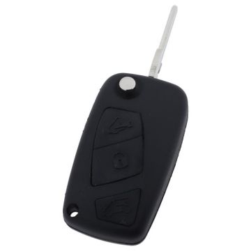 Iveco 3-button folding key black - key blade tip