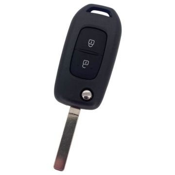 Dacia 2-button folding key - key blade straight - VA2