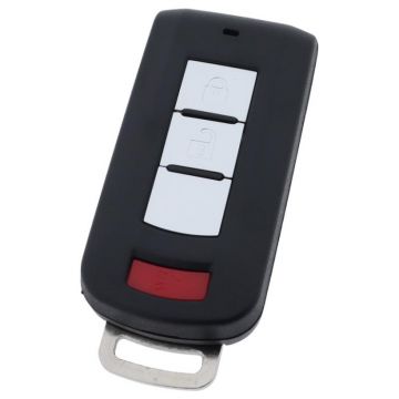 Mitsubishi 2-button Smart Key housing with panic button