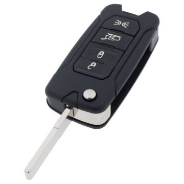 Jeep 4-button folding key with electronics - 4A HITAG AES