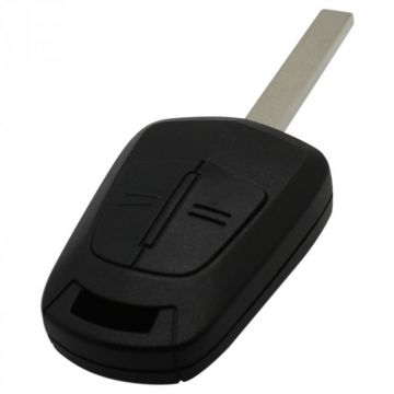 Opel 2-button key housing - key blade straight with electronics 434MHZ - PCF7941 transponder