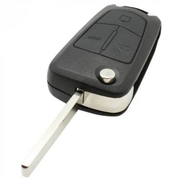 Opel 3-button folding key with electronics 433MHZ - ID46 - PCF7946 transponder for Opel Vectra and Opel Signum