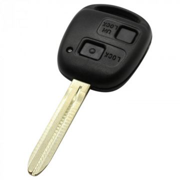 Toyota 2-button key housing - key blade point with electronics 433MHZ - 4D67 transponder