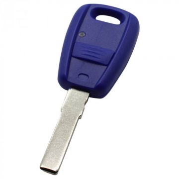 Fiat 1-button key housing purple - key blade straight with electronics 434MHZ - suitable for Fiat Punto and Fiat Doblo