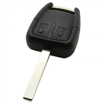 Chevrolet 2-button key housing - key blade straight with electronics 433MHZ