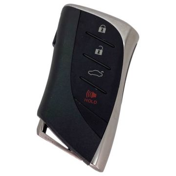 Lexus 4-button smart key - key blade straight with notch center (model 2)