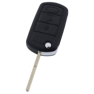 Land Rover 3-button folding key - key blade straight with electronics 433MHZ - PCF7935 transponder