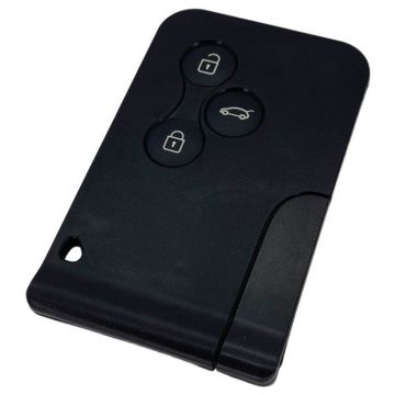 Renault Megane 3-button smart card - key bit point with electronics 434MHZ - PCF7942A transponder - Keyless Go