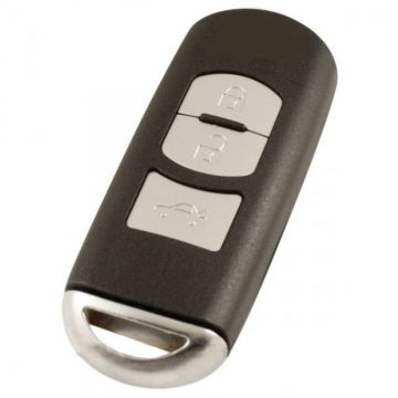 Mazda 3-knops smart key met elektronica 433MHZ - ID49 transponder