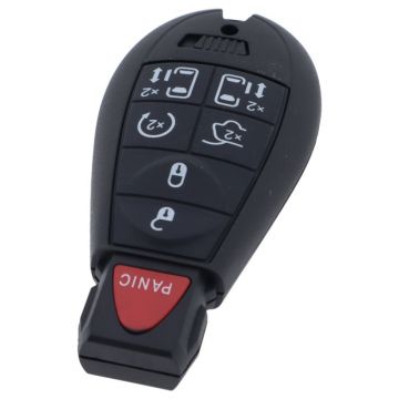 Dodge 6-button smart key with panic button with electronics - ID46 PCF7941 - M3N5WY783X