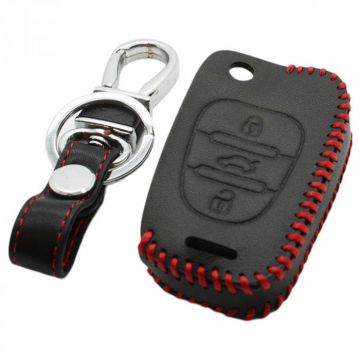 Kia 3-button folding key cover - black