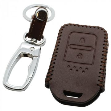 Honda 2-button remote control key cover - brown