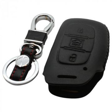 Hyundai 3-button smart key cover - black (model 2)