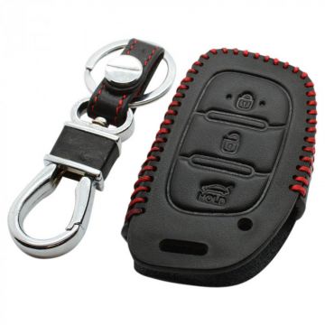 Hyundai 3-button folding key key cover - black